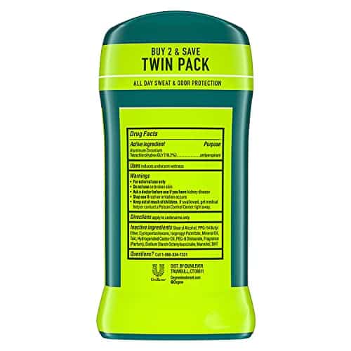 Degree Men Original Protection Antiperspirant Deodorant Extreme Blast Twin Pack 48-Hour Sw - Image 3