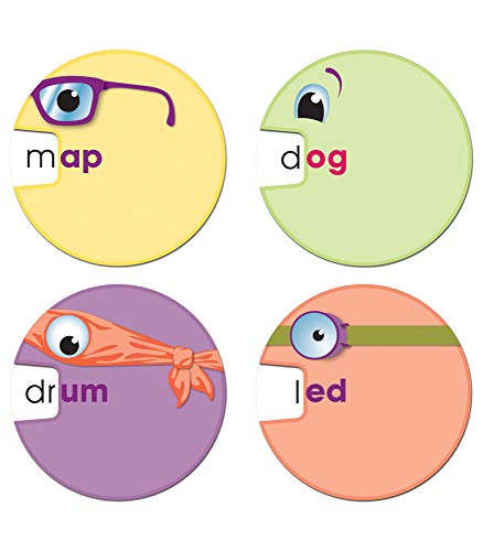 Carson Dellosa 36-Piece Word Wheels Word Families Bulletin Board Cutouts, Phonics Cutouts