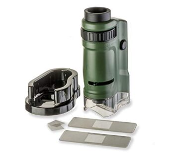 Carson MicroBrite 20x-40x Zoom LED Lighted Pocket Microscope (MM-24)