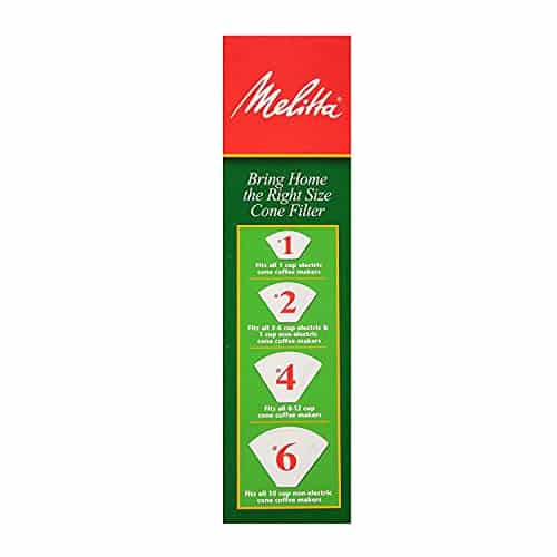 Melitta #4 Cone Coffee Filters, White, 100 Total Filters Count - Packaging May Vary - Image 2