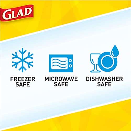 Glad Medium Square Food Storage Containers for Everyday Use | Medium Square Food Storage C - Image 6