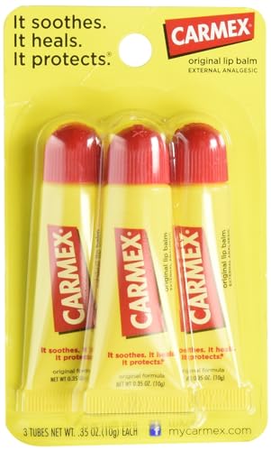 Carmex Classic Lip Balm, 0.35 Ounce (Pack of 3)