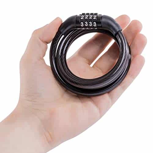 Master Lock Bike Lock Cable with Combination Black, 8143D - Image 8