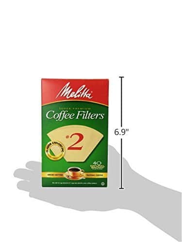 Melitta #2 Cone Coffee Filters, Natural Brown, 40 Count - Image 9
