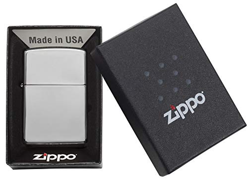 Zippo 250 Classic High Polish Chrome Pocket Lighter - Image 6