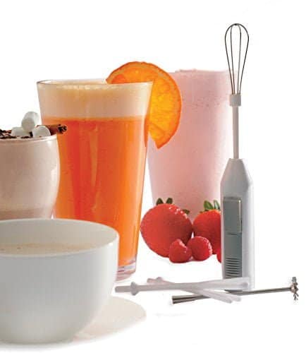 Norpro Cordless Mini Mixer, 5 Piece Set, One Size, White - Image 6