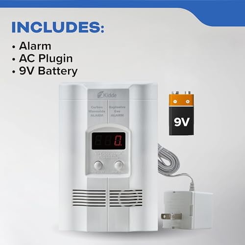 Kidde Carbon Monoxide Detector, Propane, Natural, Methane, & Explosive Gas Alarm, Plug-In - Image 8