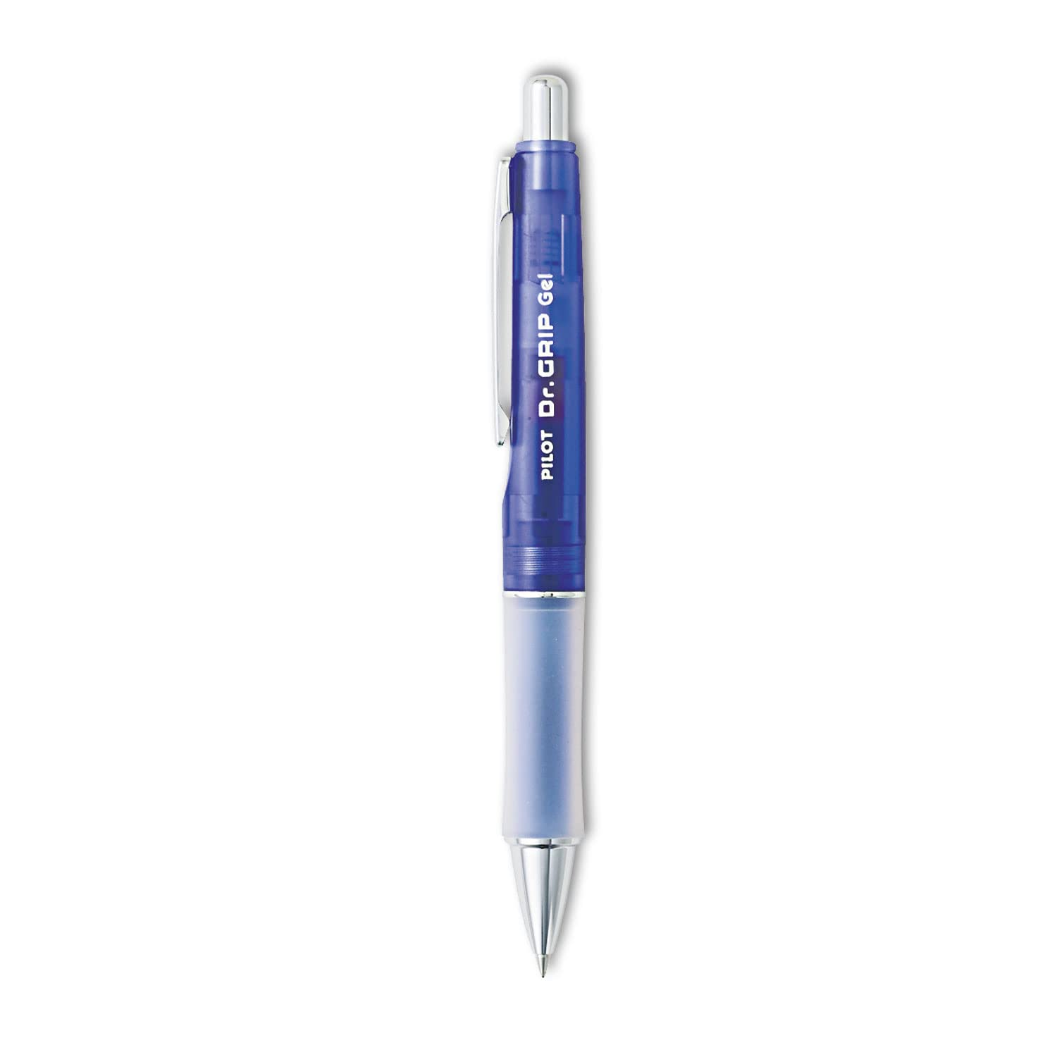 PILOT Dr. Grip Refillable & Retractable Gel Ink Rolling Ball Pen, Fine Point, Purple Barre