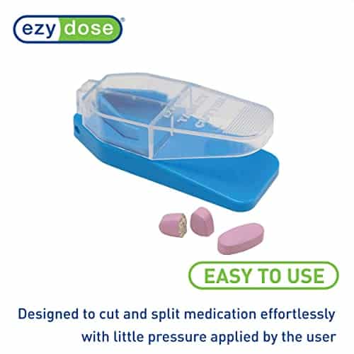 EZY DOSE Pill Cutter and Splitter Cuts Pills, Vitamins, Tablets Stainless Steel Blade Trav - Image 2