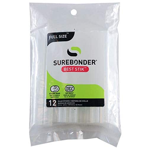 Best Hot Glue Sticks, Full Size 4"- 12 Pack (BS-12)