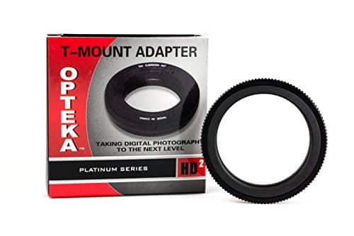 Opteka T-Mount (T2) Adapter Compatible with Canon EF EOS 80D, 77D, 70D, 60D, 60Da, 50D, 7D - Image 8