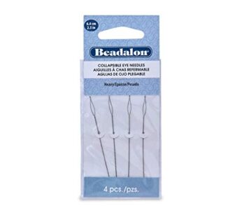 Artistic Wire Beadalon Collapsible Eye Needles 2.5-Inch Heavy 4 Pack (700H-100)