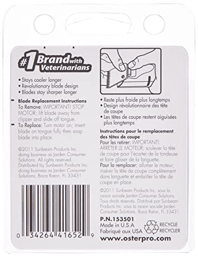 Oster CryogenX Professional Pet Clipper Blade, Size 50 (078919-006-005),Silver - Image 3