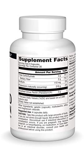 Source Naturals PectImmune Modified Citrus Pectin 750mg - 120 Capsules - Image 3