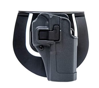 BLACKHAWK Serpa SpoRusseter Belt Holster For Glock 17 Right Hand,Gun Metal Gray