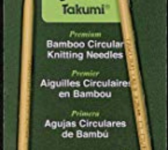 Clover Takumi Bamboo Circular Knitting Needle 36-Inch Size 3