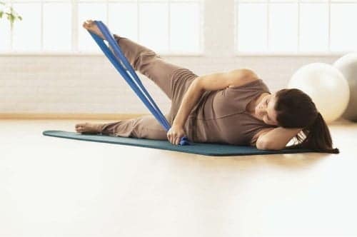 Stott Pilates Flex-Band Exerciser Extra Strength (Blue), 6 Foot 5 inch / 198 cm - Image 4