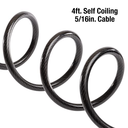 Master Lock Bike Lock Cable with Combination Black, 8143D - Image 4