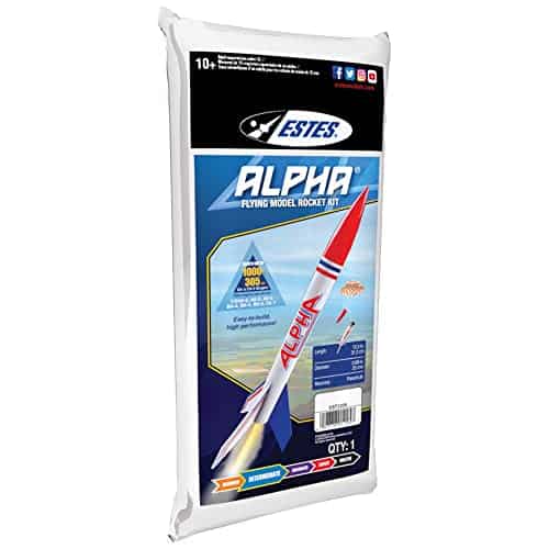 Estes-1225 Alpha Rocket, Each - White, Red and Blue - Image 9