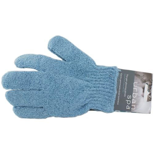 Urbana Exfoliating Gloves for Shower, Bath, and Cleansing ? Assorted Colors, 1 Pair - Image 2