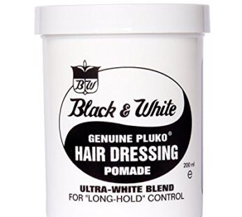 Black & White Genuine Pluko Hair Dressing Pomade Ultra White Blend 200Ml