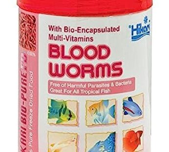 Hikari Bio-Pure Freeze Dried Blood Worms for Pets, 0.42-Ounce