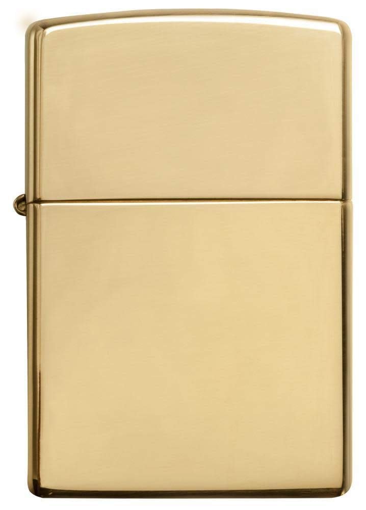 Zippo 254B High Polish Brass Pocket Lighter - Image 2