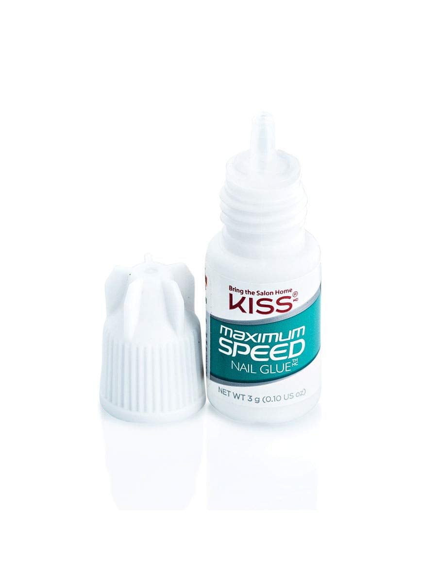 KISS Products Maximum Speed Nail Glue, Clear, 0.1 Ounce - Image 5