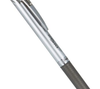 Pentel Mechanical Pencil, Energize, 0.5mm, Silver & Black (PL75-A)