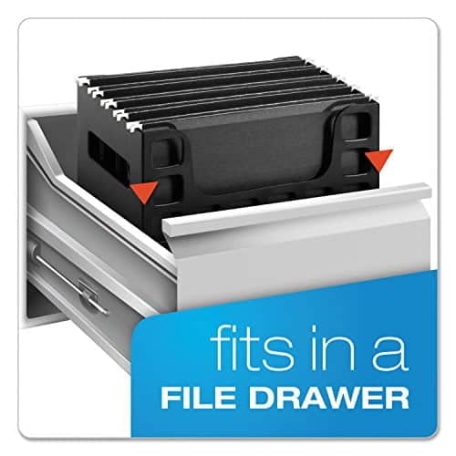 Pendaflex Portable Desktop File, Side Handles, Hanging File Folders, Tabs & Inserts, Lette - Image 7
