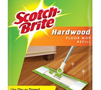 Scotch-Brite Microfiber Hardwood Floor Mop Refill, 1 Mop Head Refill