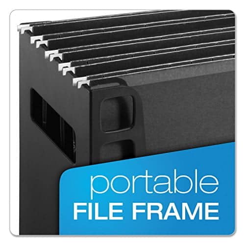 Pendaflex Portable Desktop File, Side Handles, Hanging File Folders, Tabs & Inserts, Lette - Image 2