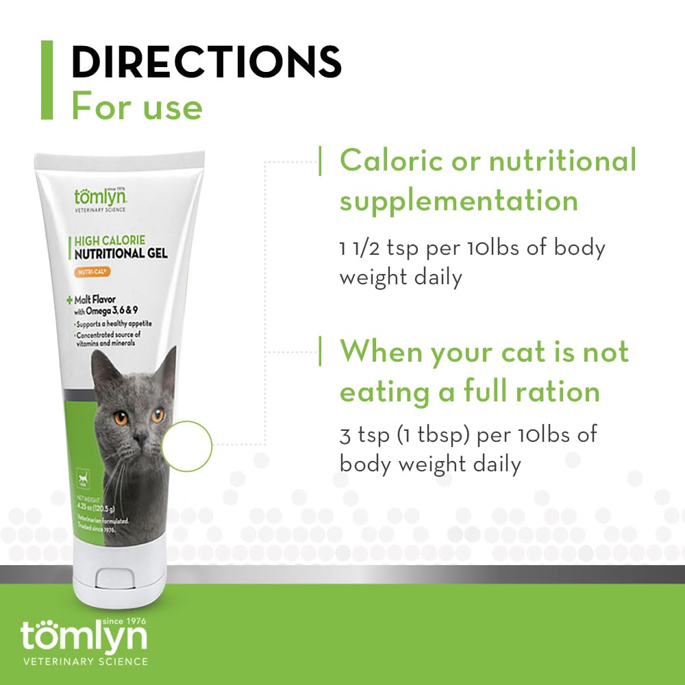 Tomlyn High Calorie Nutritional Gel for Cats, (Nutri-Cal) 4.25 oz - Image 5