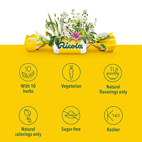 Cough Drops - Lemon Mint Sugar Free Ricola 19 Lozenge - Image 3