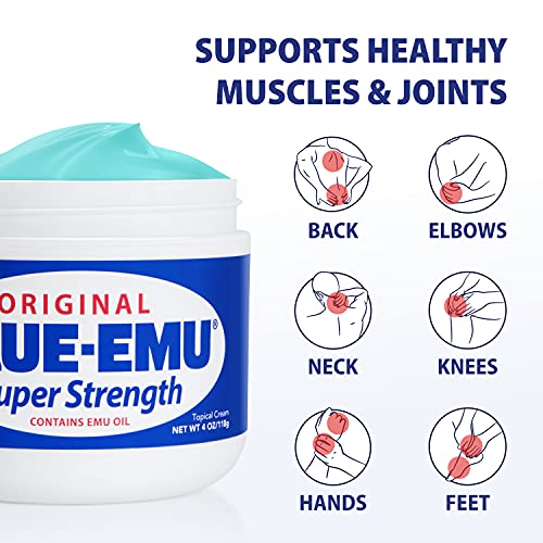 Blue Emu Muscle and Joint Deep Soothing Original Analgesic Cream, 4 Oz - Image 4