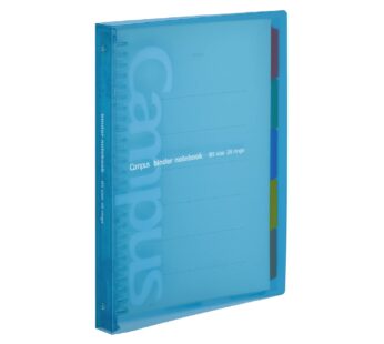 Kokuyo Campus Loose-Leaf Binder Slide for one-Touch Light Blue B5 Binding Device up to 100
