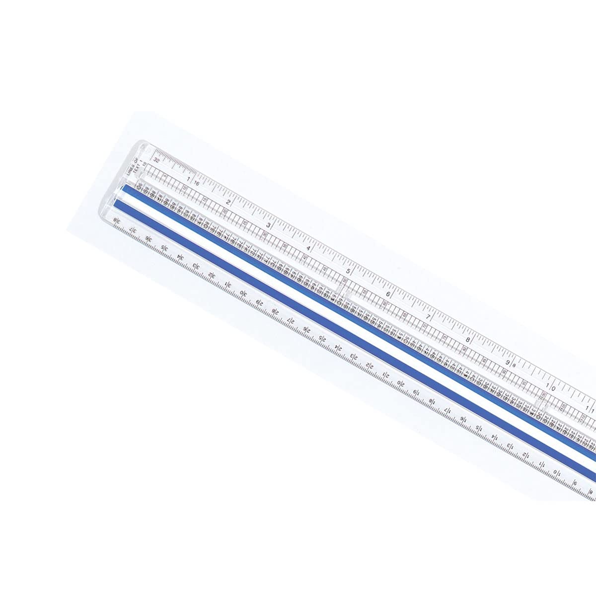 Westcott Data Processing Magnifying Ruler, 12-Inches, Clear (14125) - Image 3