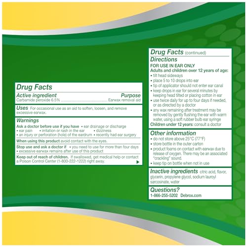 Debrox Ear Wax Removal Kit - Includes Bulb Syringe and 0.5 Fl Oz Removal Drops for Cleanin - Image 7
