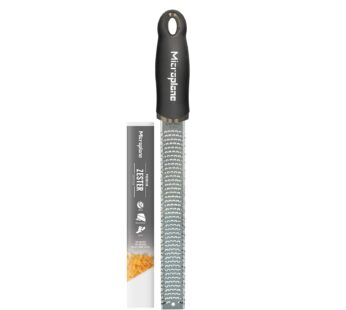 Microplane Premium Classic Series Zester Grater, 18/8, Black – Lemon Zester & Cheese Grate