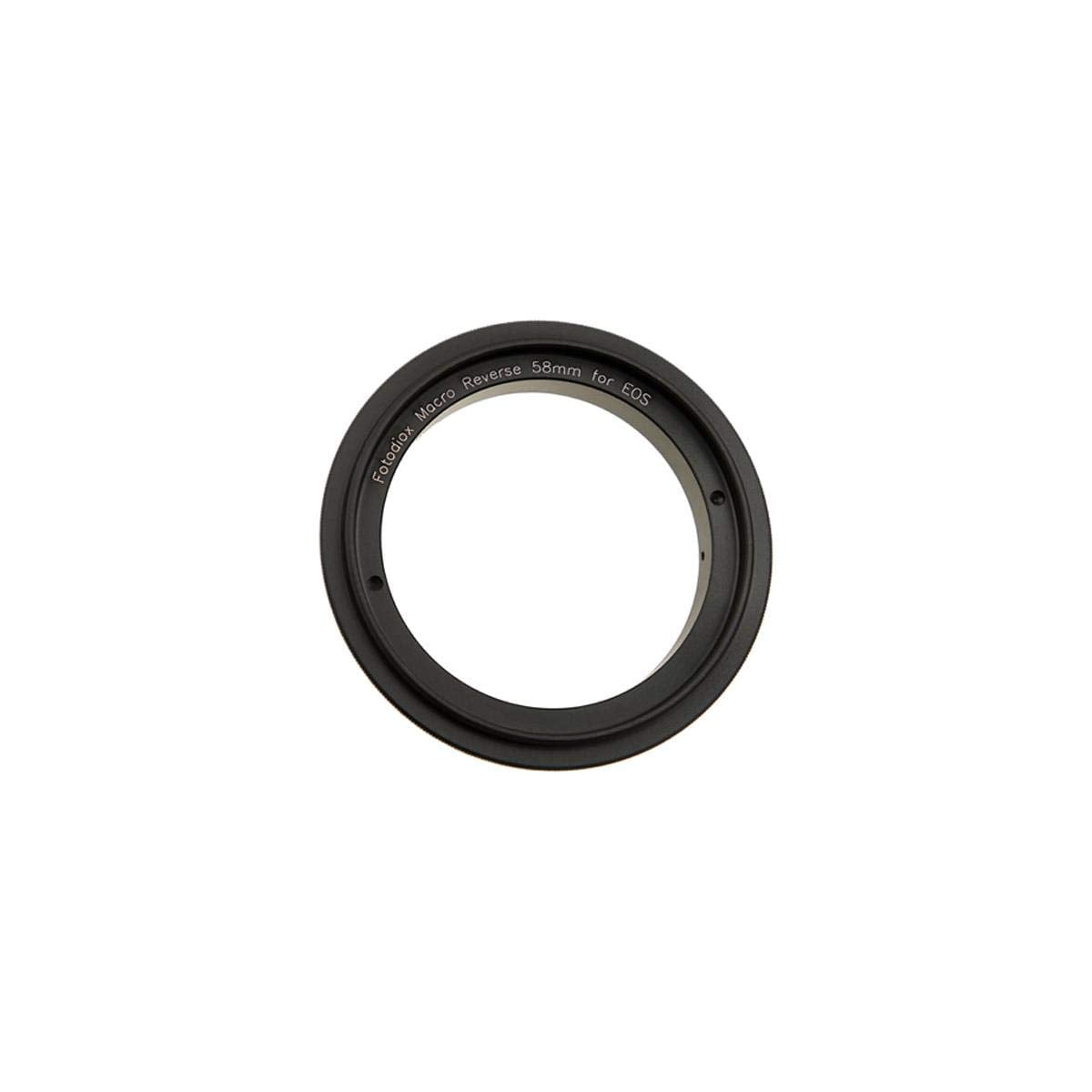 Fotodiox 58mm Macro Reverse Adapter for Mounting Lenses with 58mm Filter Threads on Canon