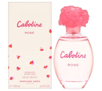 Parfums Gres Cabotine Rose Edt for Women 3.4 Oz/ 100 Ml, 3.4 Fl Oz
