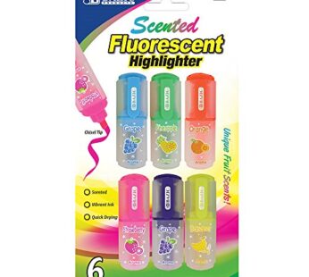 BAZIC Fruit Scented Mini Highlighters (6/Pack)