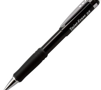 Pentel Twist-Erase III Automatic Pencil, 0.9 mm, Black (QE519A)