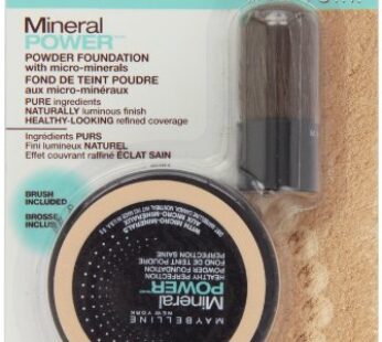 Maybelline New York Mineral Power Powder Foundation, Natural Ivory, 0.28 Ounce