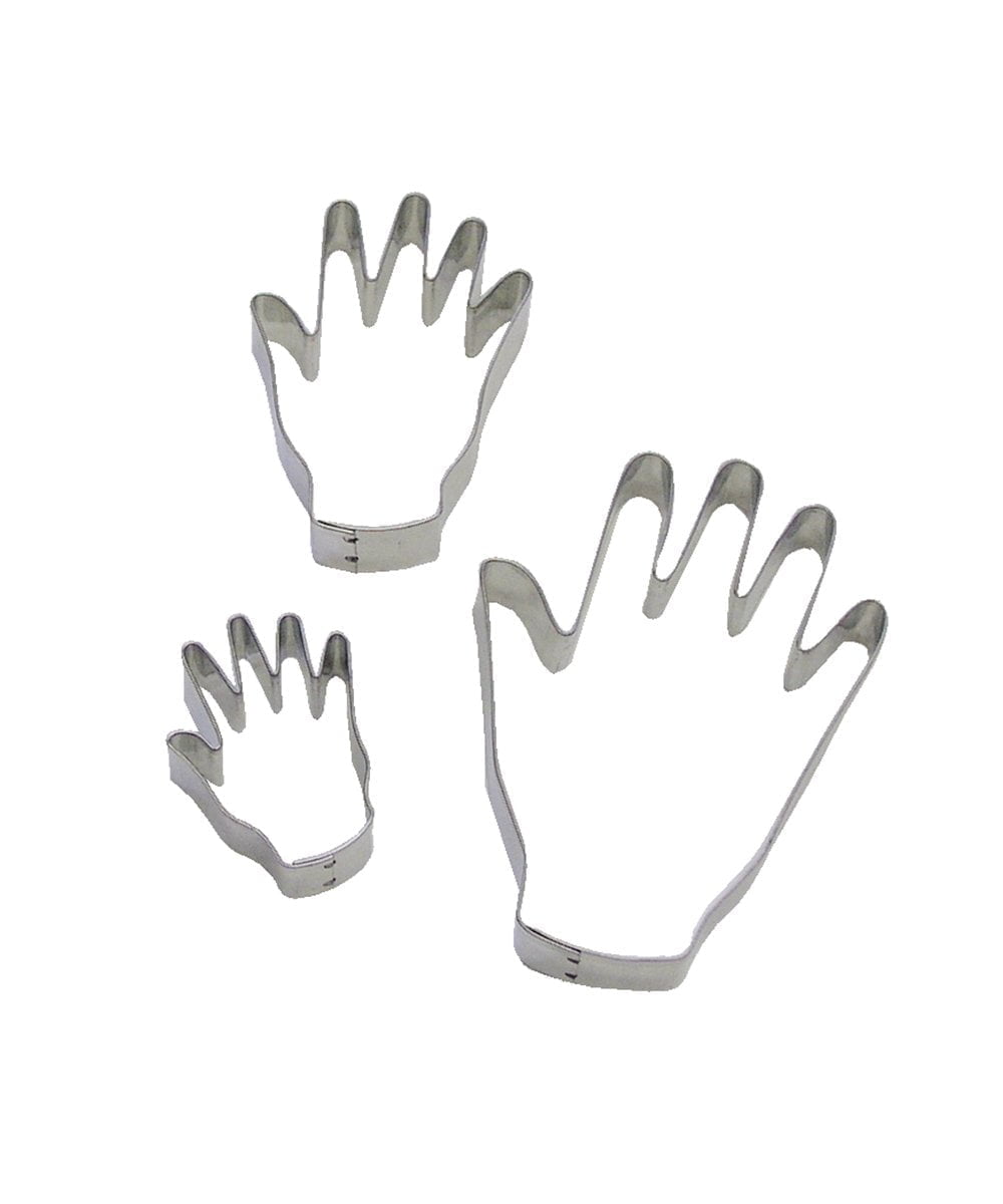 R&M International Hand Shaped Cookie Cutters, Assorted Sizes, 3-Piece Set in Gift Tin - Image 3