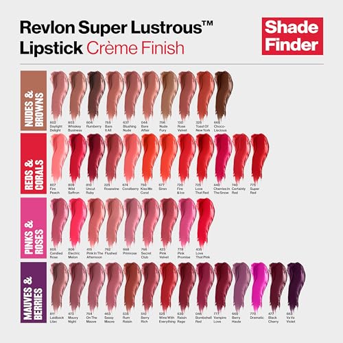 REVLON Lipstick, Super Lustrous Lipstick, Creamy Formula For Soft, Fuller-Looking Lips, Mo - Image 5