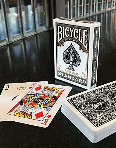 Bicycle Black Playing Cards, Standard Index, 1 Deck - Image 6
