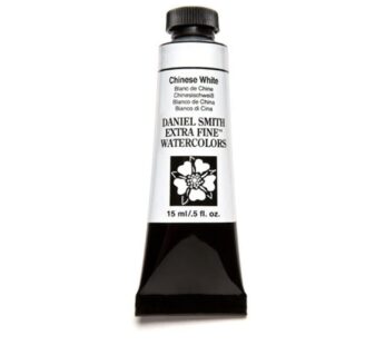 DANIEL SMITH 284600023 Extra Fine Watercolor 15ml Paint Tube, Chinese White, 0.5 Fl Oz (Pa