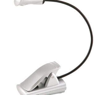 LIGHT IT! by Fulcrum, 20010-301 MultiFlex LED Reading Light, Silver, Single Pack