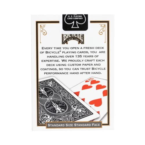 Bicycle Black Playing Cards, Standard Index, 1 Deck - Image 3